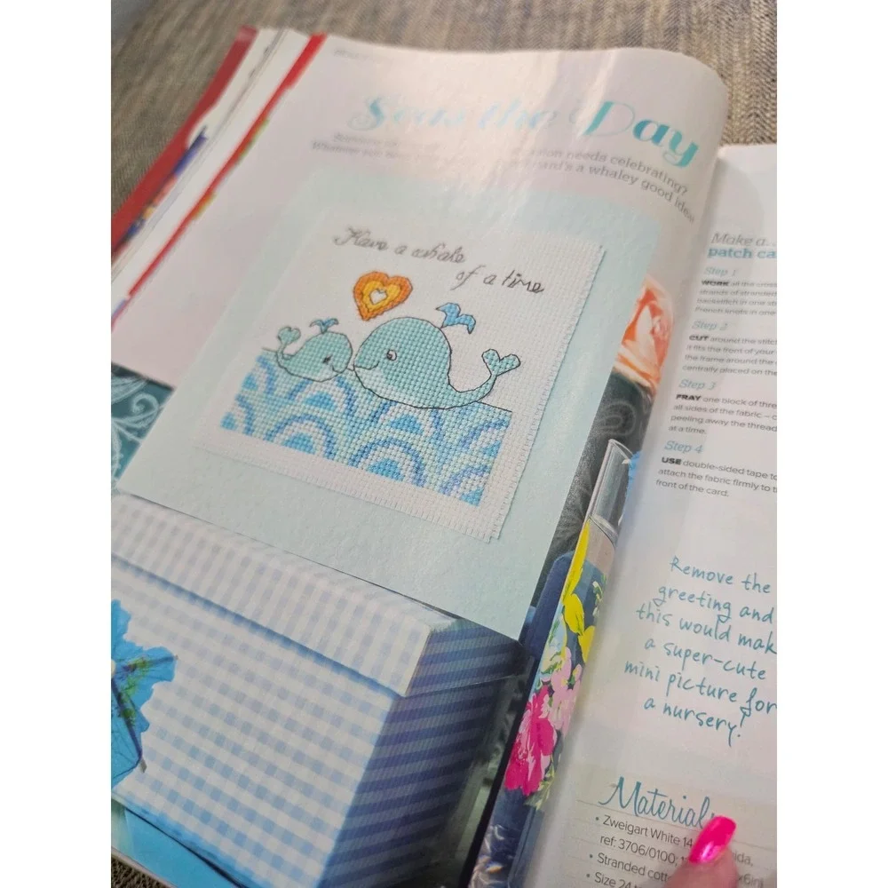 October 2017 issue of CrossStitcher magazine featuring‎ Halloween designs